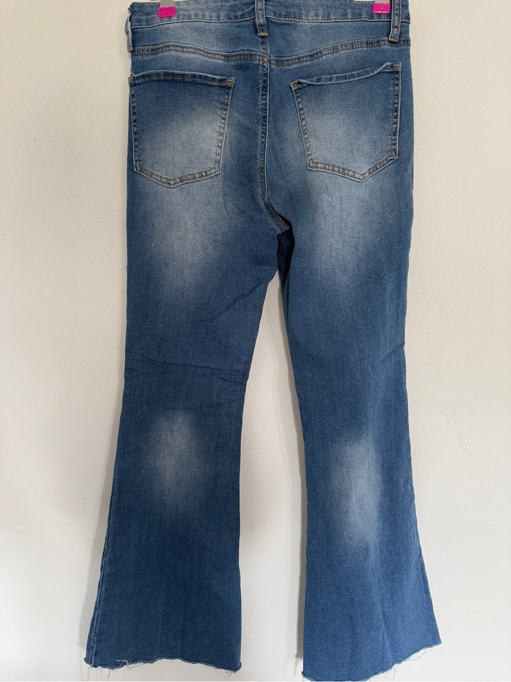 Almost Famous Distressed Flare Jeans - Picture 7 of 9